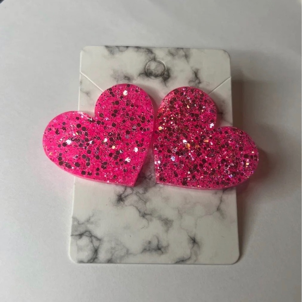 Jumbo Heart Earrings